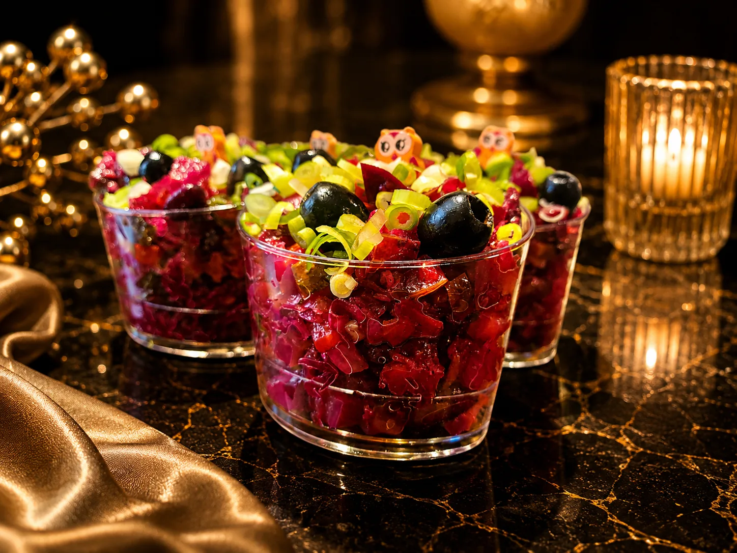 DOSHADO — beet salad cups