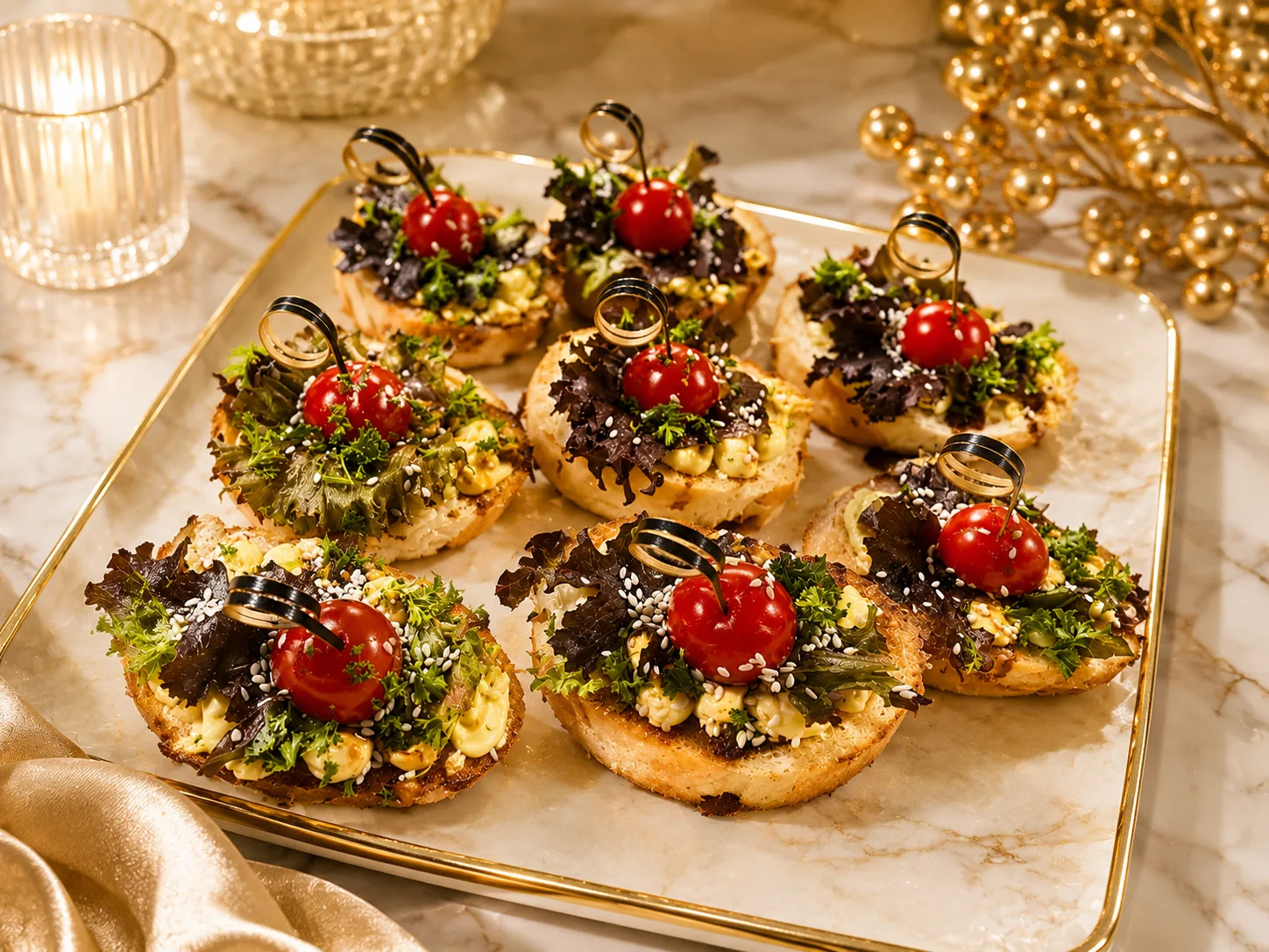DOSHADO — canape bruschetta tomato