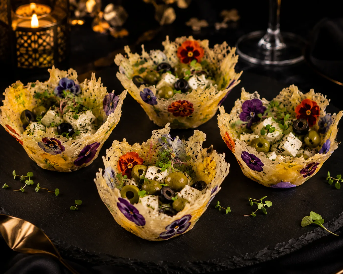 DOSHADO — cheese flowers baskets