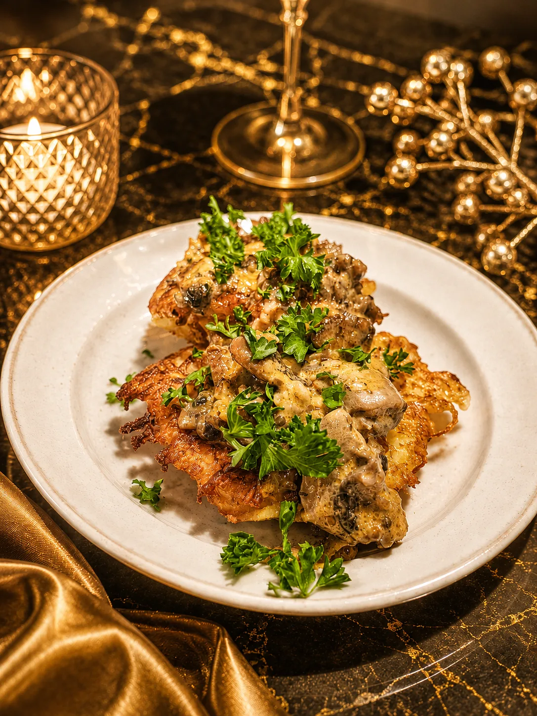 DOSHADO — chicken herb salad