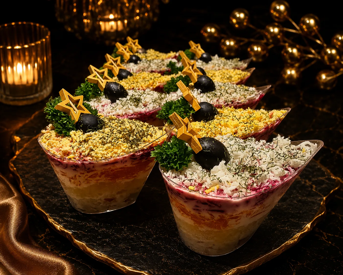 DOSHADO — dessert cups star