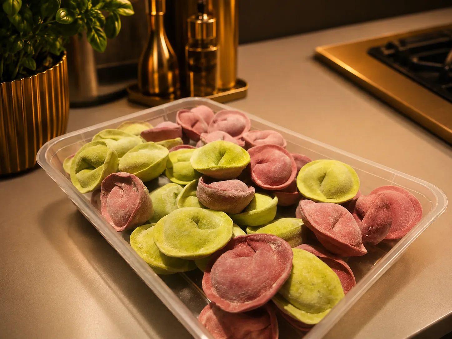 DOSHADO — frozen pelmeni colored