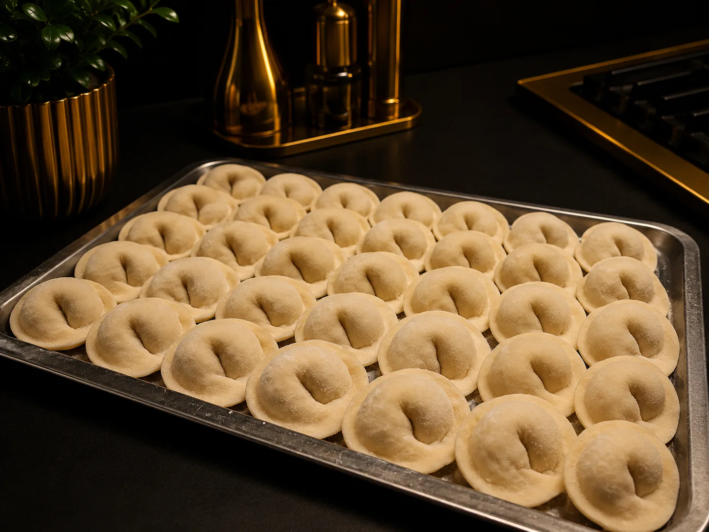 DOSHADO — frozen pelmeni tray