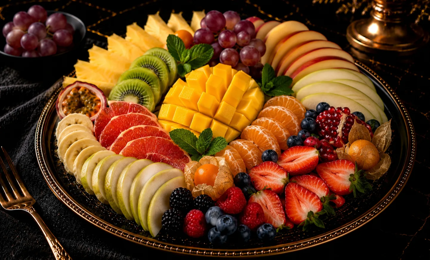 DOSHADO — fruit platter mango